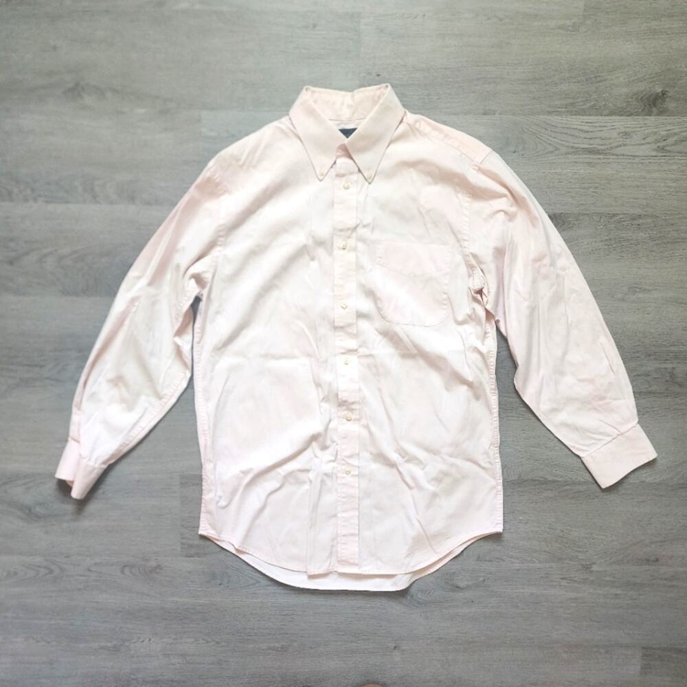 Kenneth Roberts Platinum Men's Pink Long Sleeve Casual Button Down Shirt 32-33